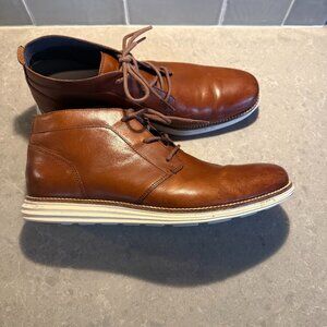 Cole Haan Men’s Leather Chukka Boots – Size 10.5 – Sport Sole – Brown